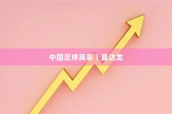 中国足球英豪丨夏达龙
